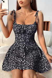 Chelsea | Women's Tie Straps Homecoming Mini Dress