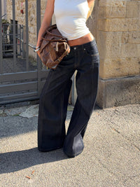 Nora | Women's High Waisted Baggy Wide Leg Jeans