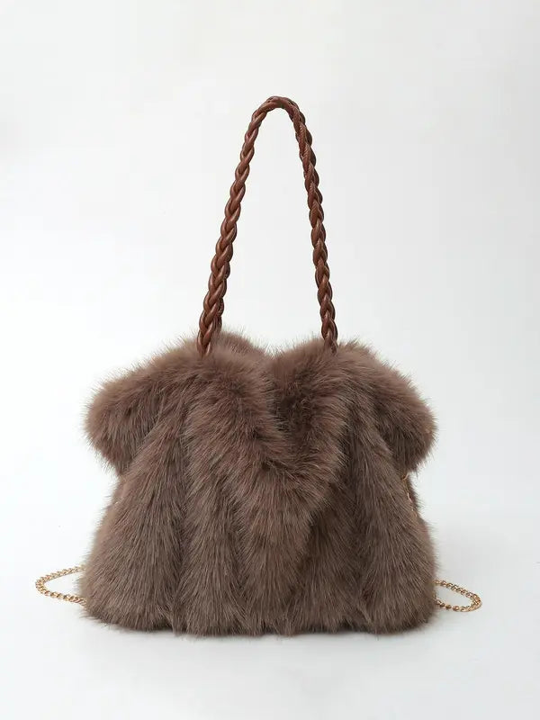 Sandra | Women's Plush Velvet Shoulder Bag