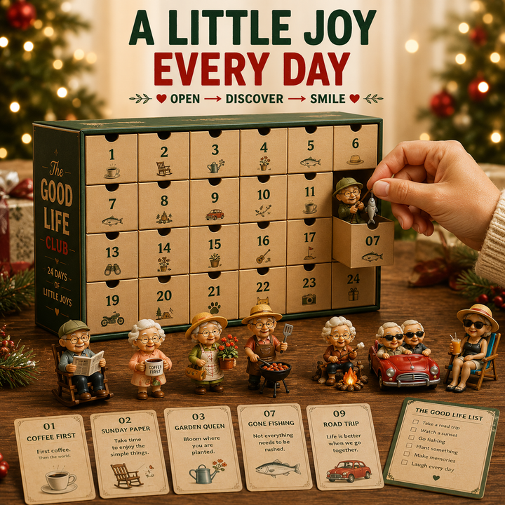 Advent Calendar For Adults with 24 Collectible Figurines