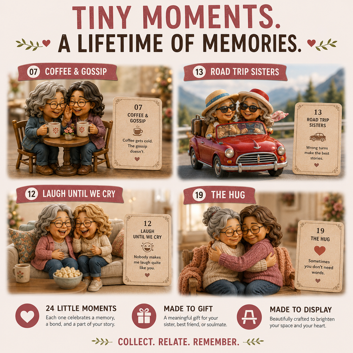 Advent Calendar For Adults with 24 Collectible Figurines