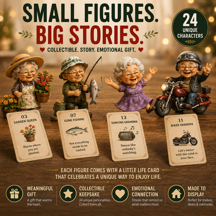 Advent Calendar For Adults with 24 Collectible Figurines