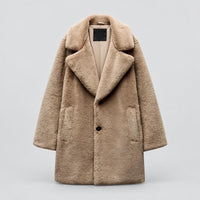 Amber | Women's Classic Oversized Teddy Coat