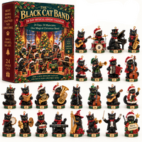 Black Cat Band Musical Cat Advent Calendar