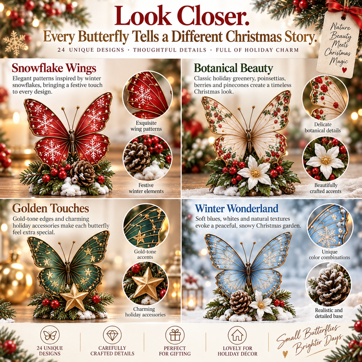 Butterfly Advent Calendar with 24 Magical Surprise Butterflies