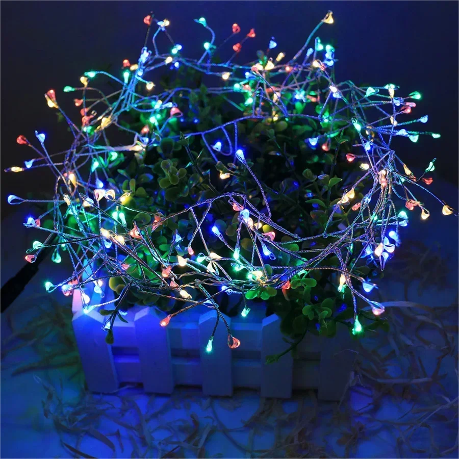 Christmas String Lights Warm White Cluster LED Decorative Lights