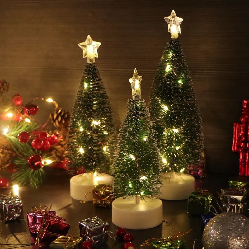 Christmas Tree Lights LED Illuminated Mini Trees