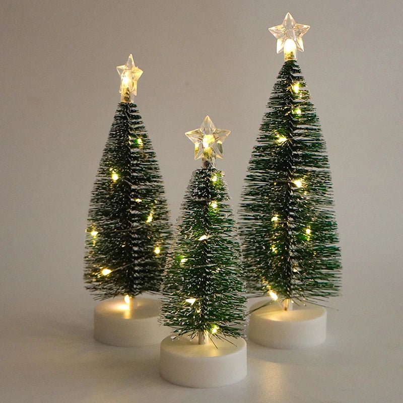 Christmas Tree Lights LED Illuminated Mini Trees