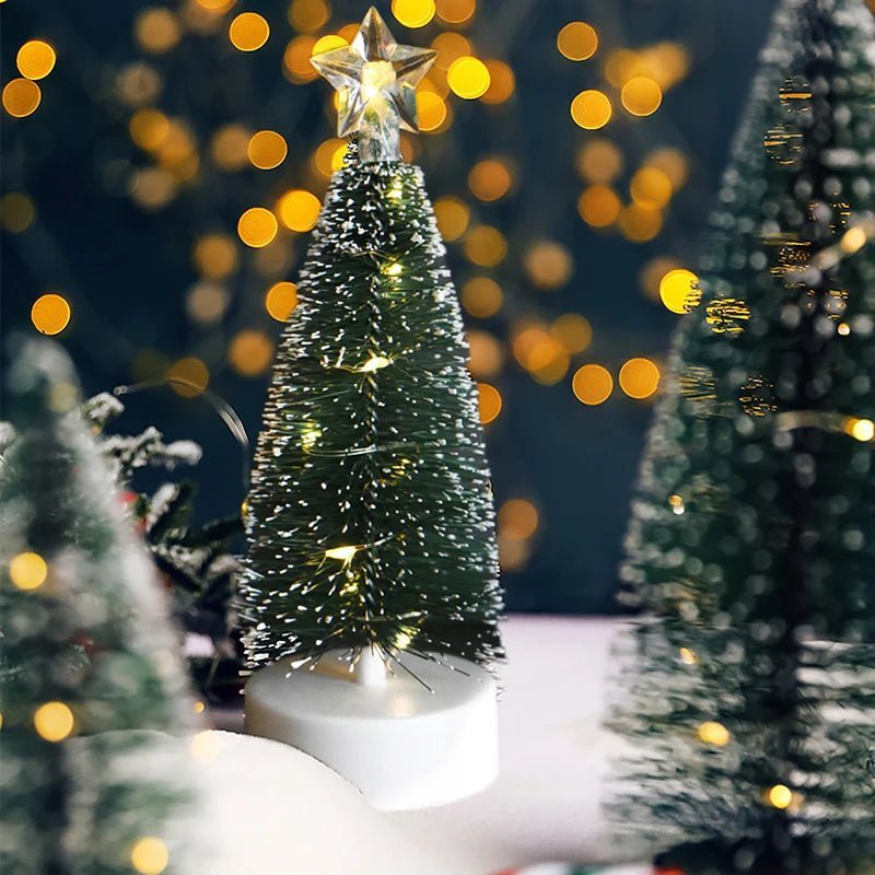 Christmas Tree Lights LED Illuminated Mini Trees