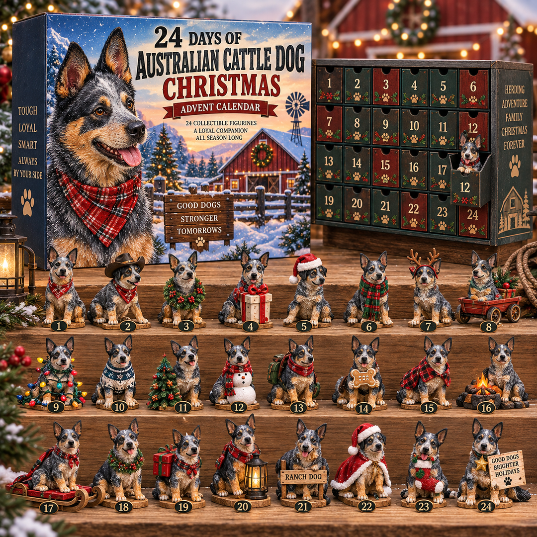 Collectible Australian Cattle Dog Advent Calendar