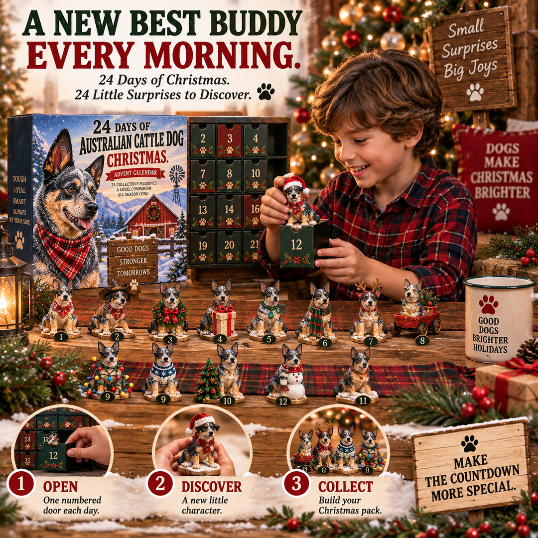 Collectible Australian Cattle Dog Advent Calendar