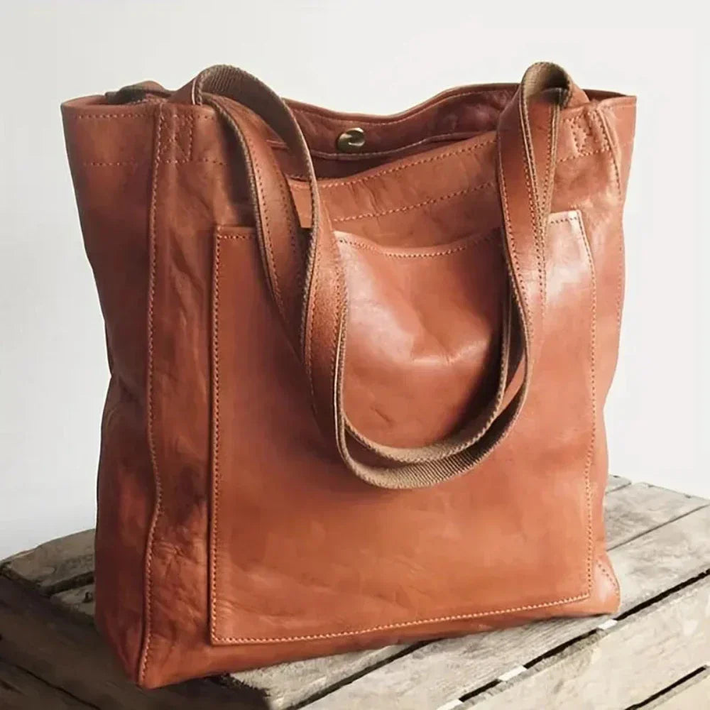 Emma | Women's Spacious Leather Shoulder Tote Bag