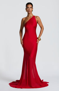 Daphne | Women's One Shoulder Chiffon Prom Gown