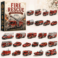 Fire Truck Advent Calendar 24-Day Collectible
