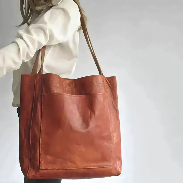 Hannah | Women's Classic Leather Tote