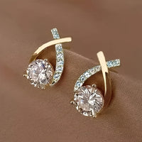 Women's Elegant Crystal Drop Earrings