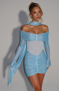 Aria | Women's Short Bardot Long Sleeve Homecoming Dress