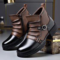 Marina | Women's Platform Ankle Leather Boots
