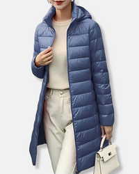 Jessica | Women's Winter Long Hooded Parka Puffer Jacket