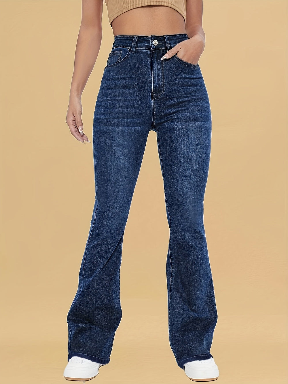 Joanne | Women's High-Waisted Flared Jeans