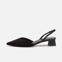 Karen | Women's Pointed Slingback Block Kitten Heels