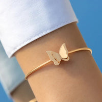 Women's Adjustable Crossover Cuff Bracelet
