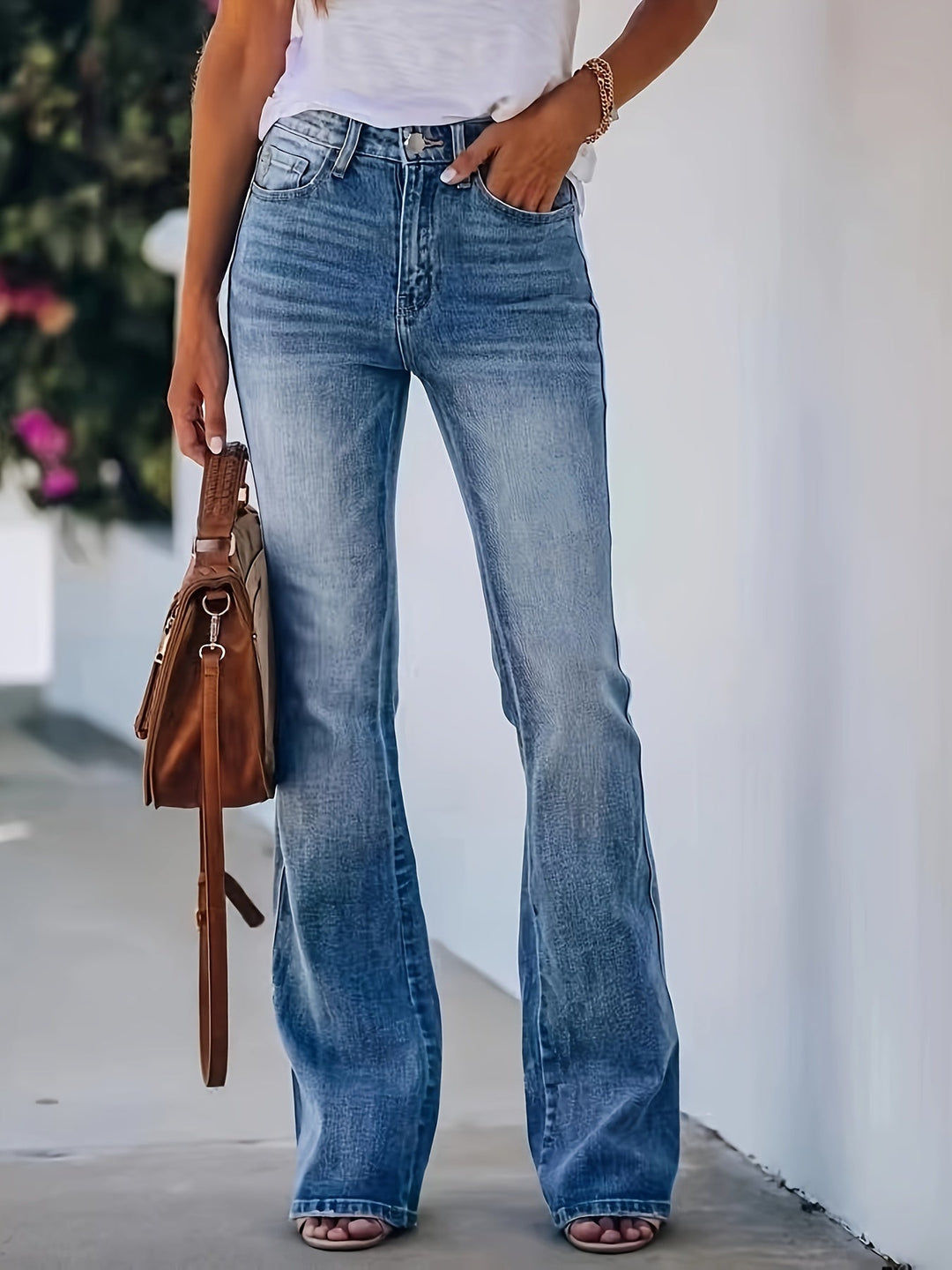 Kate | Women's High-Waisted Flared Jeans