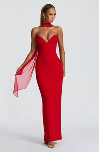 Anastasia | Women's Winter Strapless Wedding Guest Dress