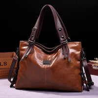 Women's Refined Soft Leather Tote Bag