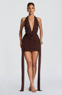 Naomi | Women's Short Plunge Sparkle Homecoming Mini Dress