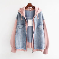 Michelle | Women's Hybrid Denim Hoodie Jacket