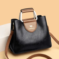 Women's Structured Leather Shoulder bag