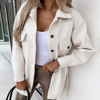 Natasha | Women's Oversized Wool Blend Pea Coat