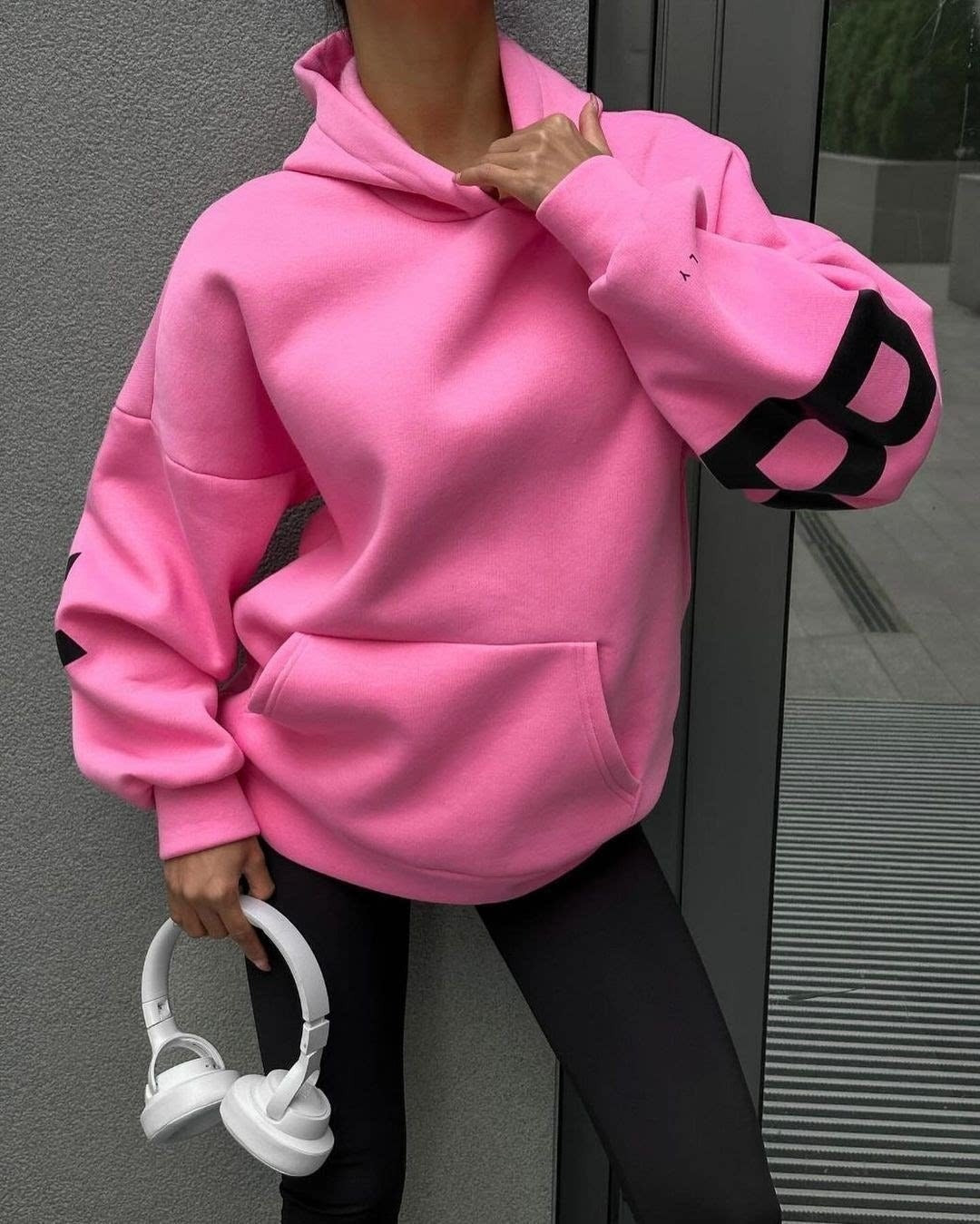 Pink / Black Print