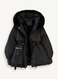 Ava | Women's Padded Faux Fur Hooded Parka