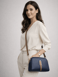 Women's Compact Crossbody Leather Bag