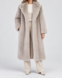 Susan | Women's Open-Front Long Teddy Winter Coat