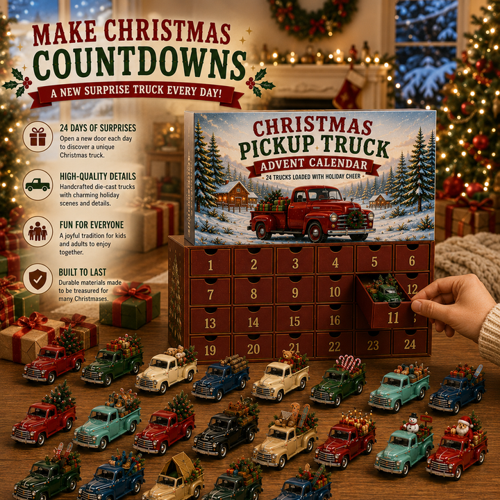 Vintage Truck Advent Calendar