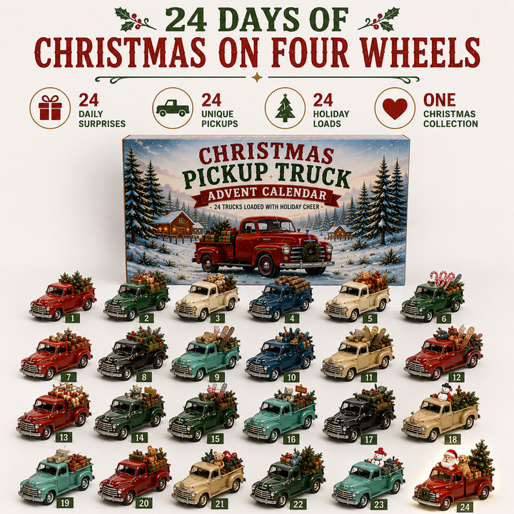 Vintage Truck Advent Calendar
