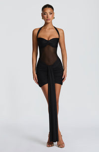 Sienna | Women's Mesh Ruched Mini Cocktail Dress
